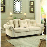 Homelegance Centralia Sofa in Cream Fabric