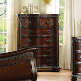 Homelegance Chaumont 6 Drawer Chest in Burnished Brown