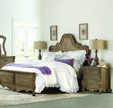 Homelegance Chrysanthe 2 Piece Panel Bedroom Set in Oak