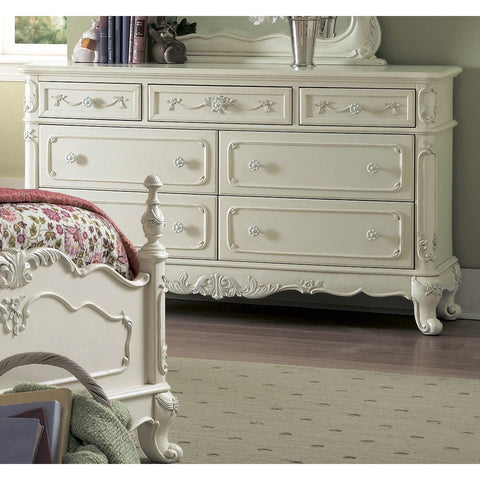 Homelegance Cinderella 56 Inch Dresser in White