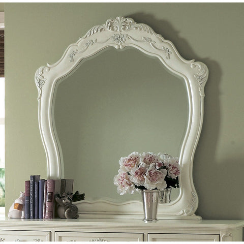 Homelegance Cinderella Arched Mirror in White