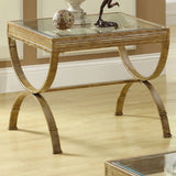 Homelegance Claro 3 Piece Rectangular Glass Coffee Table Set