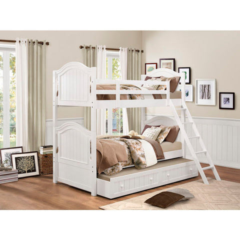 Homelegance Clementine Bunk Bed In Antique White