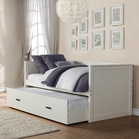 Homelegance Clover Daybed w/ Trundle in White