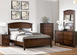 Homelegance Cody Panel Bed in Warm Cherry