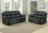 Homelegance Cranley Reclining Chair in Black Leather