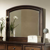 Homelegance Cumberland 7 Drawer Dresser w/ Mirror in Medium Brown
