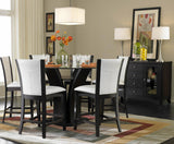 Homelegance Daisy 7 Piece Round Counter Height Dining Room Set