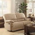 Homelegance Elsie 2 Piece Living Room Set in Camel Polyester
