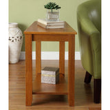Homelegance Elwell Chairside Table w/ Shelf