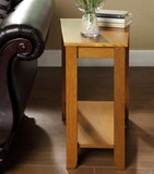 Homelegance Elwell Chairside Table w/ Shelf