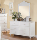 Homelegance Emmaline 6 Drawer Dresser in White