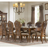 Homelegance Golden Eagle Rectangular Dining Table in Caramel