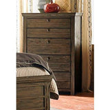 Homelegance Hardwin Chest In Weathered Pine Finish