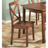 Homelegance Henley 3 Piece Dining Room Set w/ X-Back Chairs