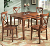 Homelegance Henley 5 Piece Dining Room Set w/ X-Back Chairs