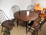 Homelegance Hesperia Dining Table In Dark Brown Oak-Veneer