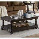 Homelegance Inglewood 46 Inch Cocktail Table in Cherry