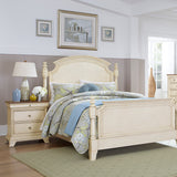 Homelegance Inglewood II Panel Poster Bed in Antique White