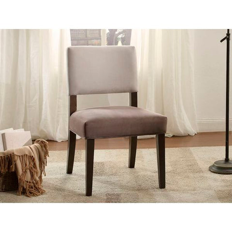 Homelegance Jacinta Accent Chair, K/D In Grey Fabric
