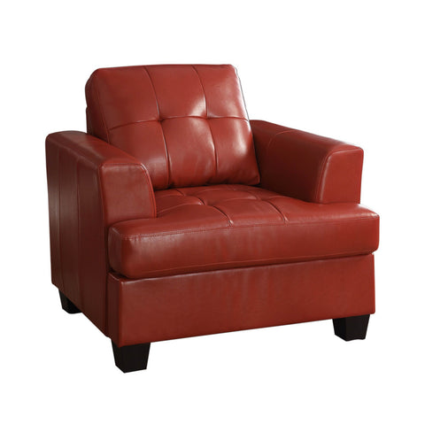 Homelegance Keaton Chair in Red Leather