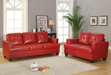 Homelegance Keaton Sofa in Red Leather