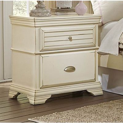 Homelegance Laurinda Night Stand In Antique White