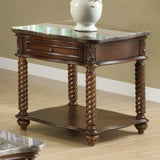 Homelegance Lockwood Square End Table w/ Marble Top