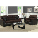 Homelegance Lombard 2 Piece Living Room Set w/ Chair