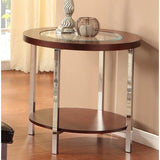 Homelegance Maine 3 Piece Coffee Table Set w/ Chromed Legs