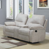 Homelegance Marianna Double Reclining Sectional Sofa in Chenille
