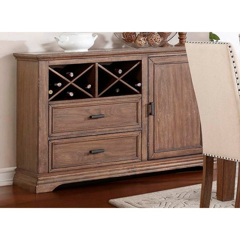 Homelegance Mill Valley Server In Weathered Wash