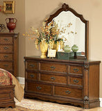Homelegance Montrose 8 Drawer Dresser in Brown Cherry