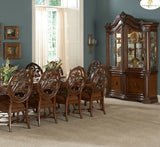 Homelegance Montvail 11 Piece Extension Dining Room Set in Cherry