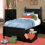 Homelegance Morelle Captain's Bed w/ Toy Box in Black