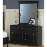 Homelegance Morelle Dresser w/ Mirror in Black