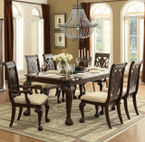 Homelegance Norwich Dining Table in Warm Cherry