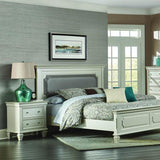 Homelegance Odette 2 Drawer Nightstand in Pearlized Champagne