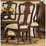 Homelegance Perry Hall Side Chair in Rich Brown