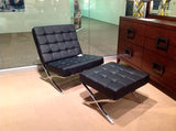 Homelegance Pesaro Chair With Metal Frame In Black P/U