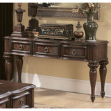 Homelegance Prenzo 54 Inch Sofa Table w/ Drawers in Brown