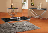 Homelegance Recca Square End Table w/ X-Base