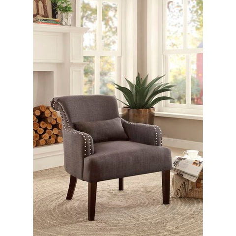Homelegance Reedley Accent Chair In Chocolate