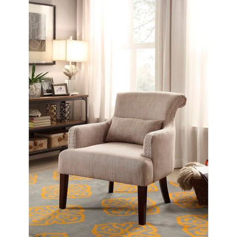 Homelegance Reedley Accent Chair In Light Brown