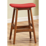 Homelegance Ride Counter Height Stool w/ Red Seat