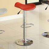Homelegance Ride Red Airlift Swivel Stool w/ Saddle Seat