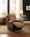Homelegance Roeland Power Lift Chair In Dark Brown Polyester