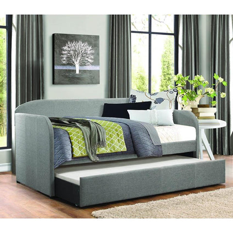 Homelegance Roland Daybed w/Trundle in Grey