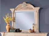 Homelegance Russian Hill Beveled Mirror In Antique White