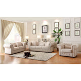 Homelegance Savonburg Love Seat & Sofa In Polyester